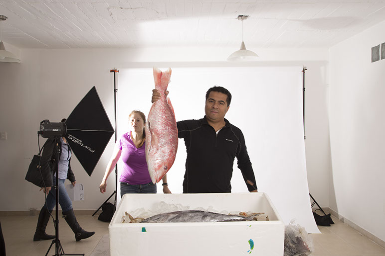 Sesión de fotografía de producto en estudio